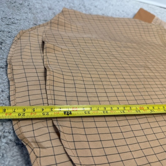 ALYSI NWT size 42 (6 US see measur) Women's Checkered Blouse with lovely buttons - Picture 11 of 15